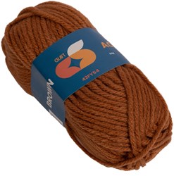 Colorations fil acrylique marron 4 mm 50g textile créatif