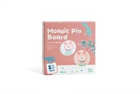 Mozaiek pin board jouet en bois jeu créatif éducatif multicolore
