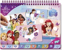 Totum Disney Princess livre d'autocollants - cahier d'activités éducatif avec coloriages