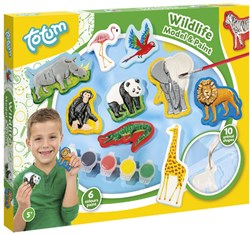 Set de plâtre et peinture Totum Wildlife 025769