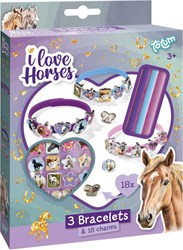 Totum bracelets chevaux set - création bijoux charms enfants