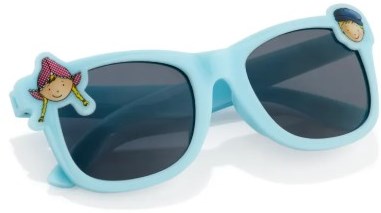 Bambolino Toys lunettes de soleil enfant bleu Fien & Teun protection UV400