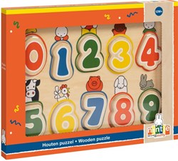 Bambolino Toys puzzle en bois Miffy chiffres jouet éducatif tout-petit