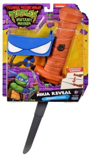 TMNT Mutant Mayhem Ninja Reveal set - Leonardo