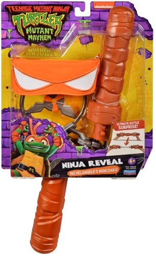 TMNT Mutant Mayhem Ninja Reveal set - Michelangelo