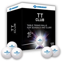 Schildkröt balles de tennis de table entraînement Poly 40+ 120 pièces blanc