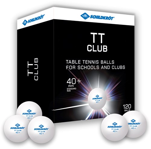 Schildkröt balles de tennis de table entraînement Poly 40+ 120 pièces blanc