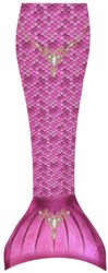 Kuaki queue de sirène set Princess S - nageoire rose multicolore