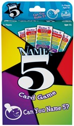 Goliath jeu de cartes Name 5 - Jeu de trivia pour toute la famille
