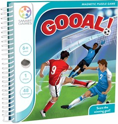 Smart Games Gooal! jeu de voyage magnétique avec 48 défis football