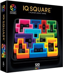 Smart Games jeu de réflexion IQ Deluxe Square - 120 défis - casse-tête pour adultes