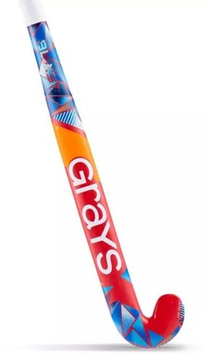 Grays crosse de hockey junior Blast Ultrabow rouge 26 pouces hockey sur gazon-2