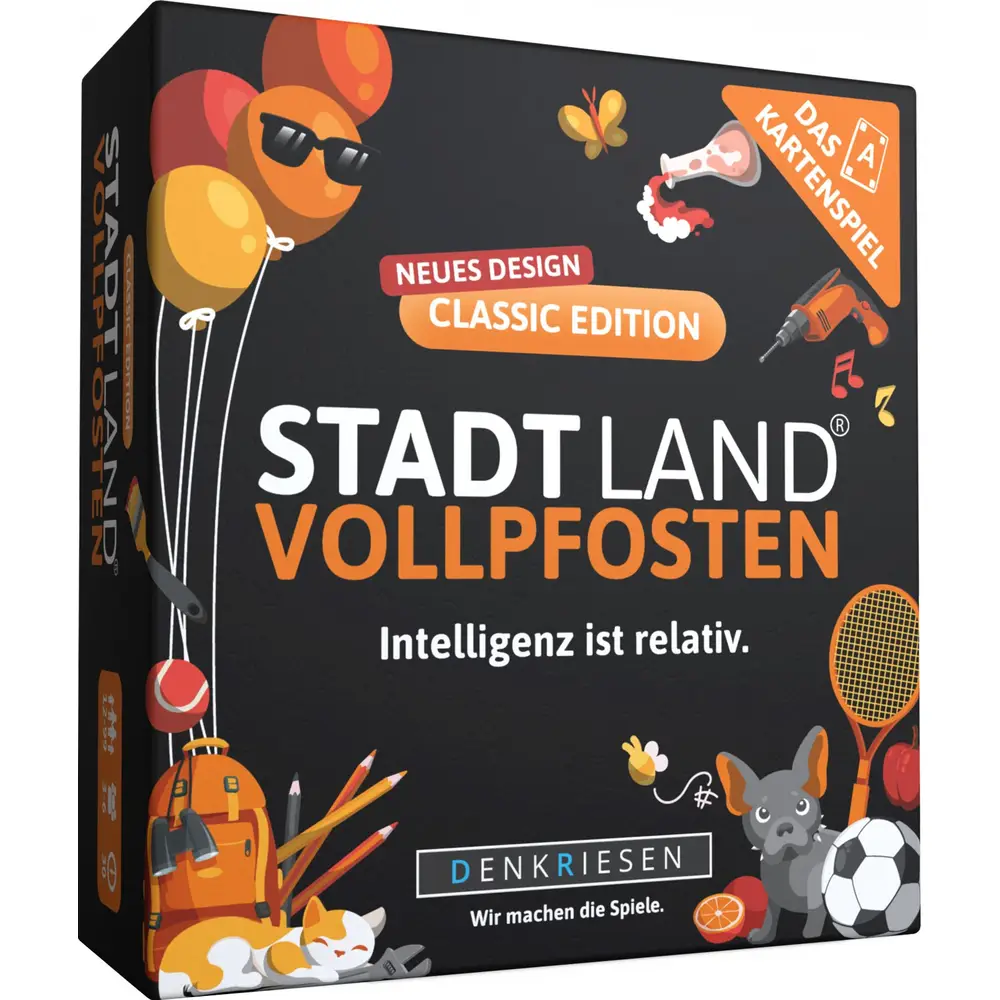 Jeu de cartes Vedes STADT LAND VOLLPFOSTEN Classic Edition amusement
