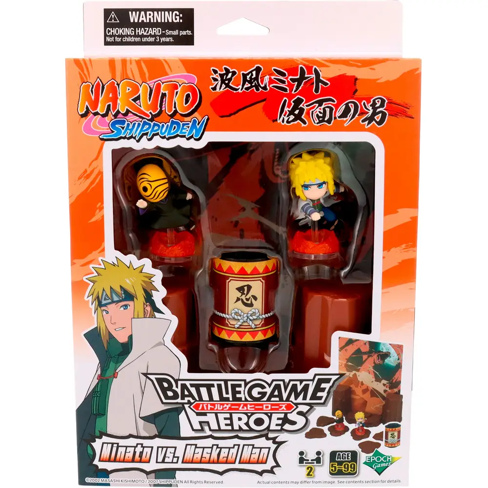 Jeu de société Vedes Naruto Minato VS. Masked Man pour enfants et familles