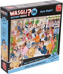 Jumbo puzzle Wasgij Mystery 26 Soirée en amoureux 1000 pièces adultes
