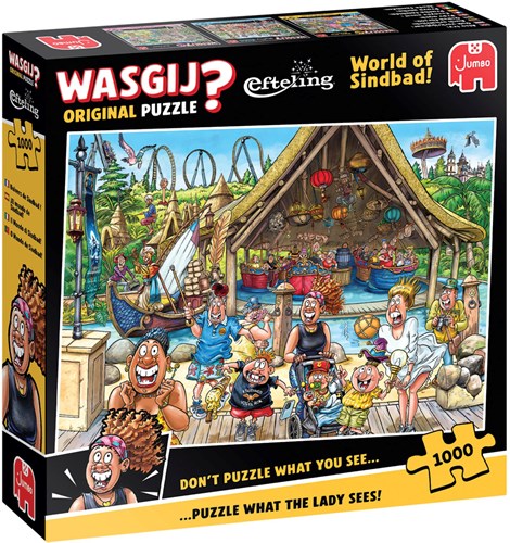 Jumbo puzzle Wasgij Original Efteling - Monde de Sindbad 1000 pièces