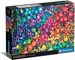 Clementoni puzzle 1000 pièces billes colorées pour adultes