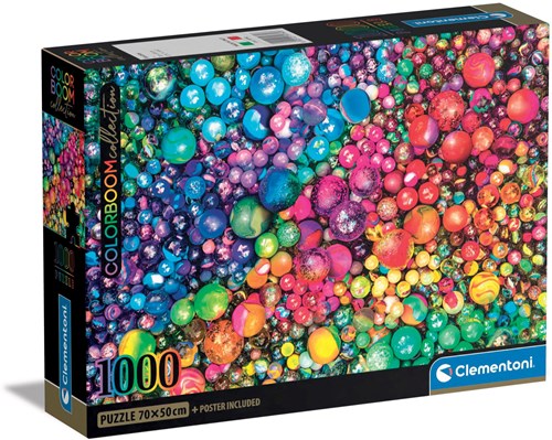 Clementoni puzzle 1000 pièces billes colorées pour adultes
