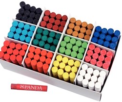 Panda pastels à l'huile grande boîte 144 pièces plaisir de dessiner coloré