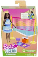Mattel Barbie set de volley-ball accessoires de plage plastique recyclé-2