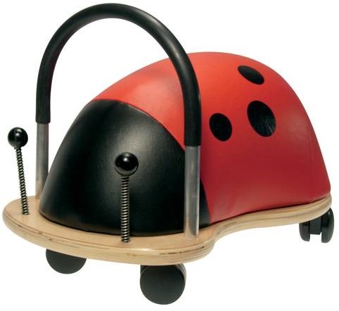 Wheelybug Porteur Coccinelle - Petit porteur en bois 1-3 ans