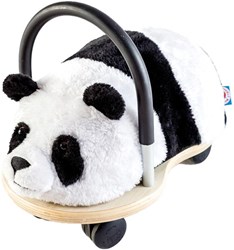 Wheelybug Panda porteur - Jouet à bascule en bois panda peluche Small