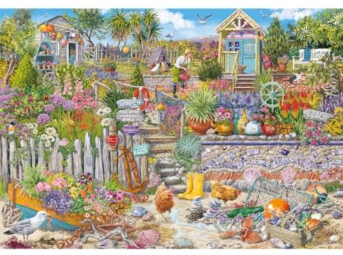 Gibsons puzzle Beachcomber's Garden 250XL - pièces extra larges-2