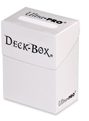 Ultra Pro boîte de rangement cartes à jouer blanche - protection solide