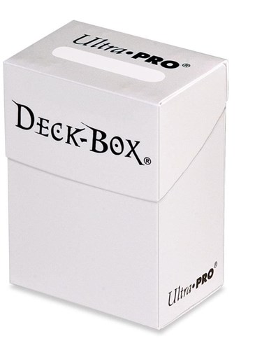 Ultra Pro boîte de rangement cartes à jouer blanche - protection solide