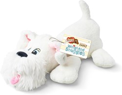 Basic Fun peluche chien - Pound Puppies Weighted Snuggles chiot blanc