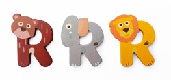 Lettre en bois SCRATCH - R