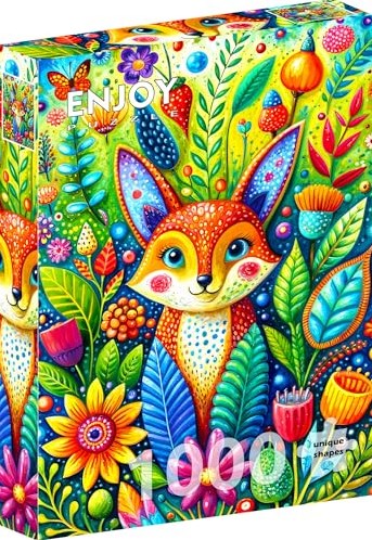 Enjoy Puzzle puzzle Garden's Guest 1000 pièces animaux jardin
