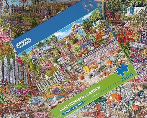 Gibsons puzzle Beachcomber's Garden 250XL - pièces extra larges-3