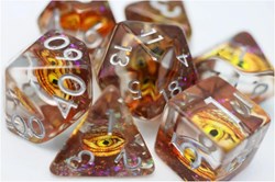 Foam Brain Games dés Golden Dragon Eye RPG set - jeu de rôle fantasy