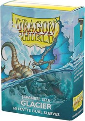 Asmodee protège-cartes Dragon Shield Japanese Matte dual Glacier 60 pièces