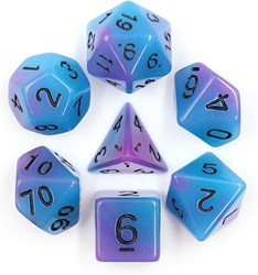 Foam Brain Games dés Glow in the Dark Supernova RPG set multicolore