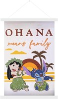 Craft Buddy Lilo & Stitch mini scroll art cristal 20x30cm décoration murale