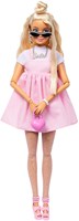 Mattel poupée Barbie style deluxe blonde avec nœud - poupée de mode Barbiecore
