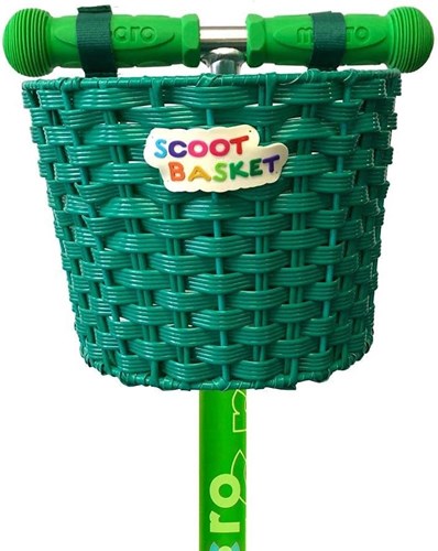 Micro Panier Scoot vert - panier pratique pour trottinette et vélo-2