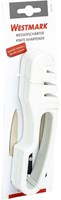 Westmark aiguiseur de couteaux cuisine - aiguiseur ciseaux blanc 18,3 cm - affûtage-2