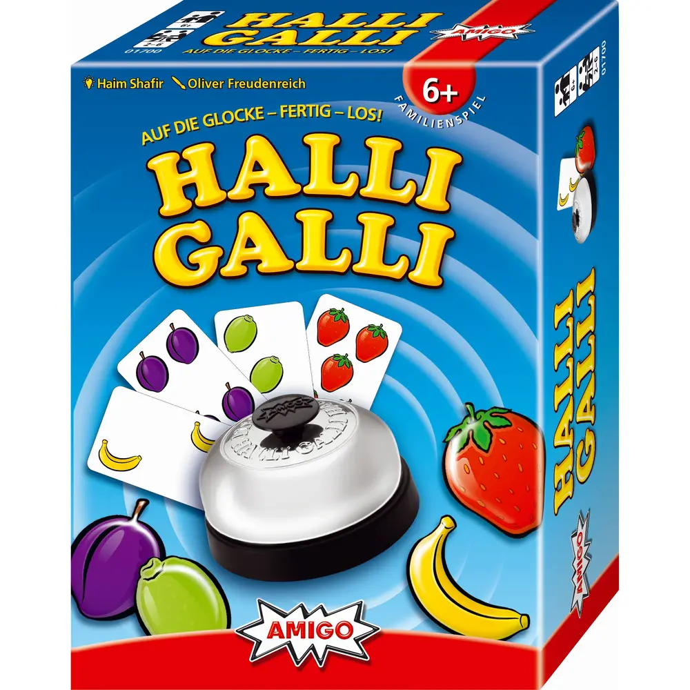 Amigo jeu de société Halli Galli - jeu familial - jeu de réaction - jeu pour enfants