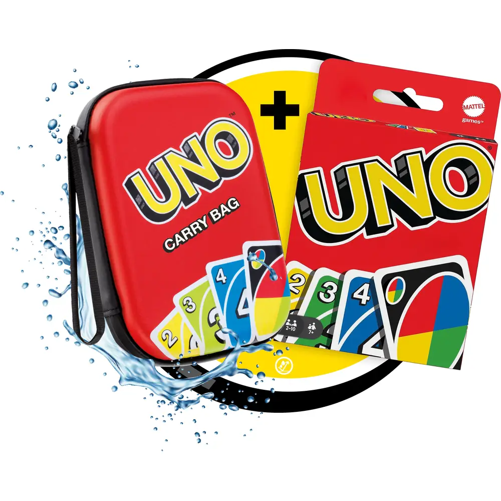 Klein jeu de cartes UNO avec sac de transport - Jeu familial pour enfants et adultes