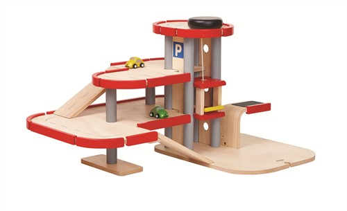 PlanToys Jouets en bois Parking Garage