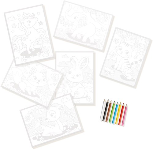 Ses cartes à gratter magiques set créatif pour enfants-2