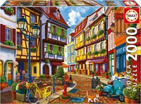 Educa puzzle 2000 pièces Bright Street puzzle ville adultes-2