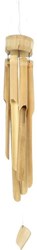 HBX natural living carillon à vent bois flotté accessoire jardin Ø15xh23cm relaxant