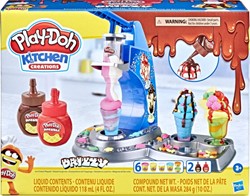Play-Doh machine à glace set de jeu avec toppings - Pâte Drizzle