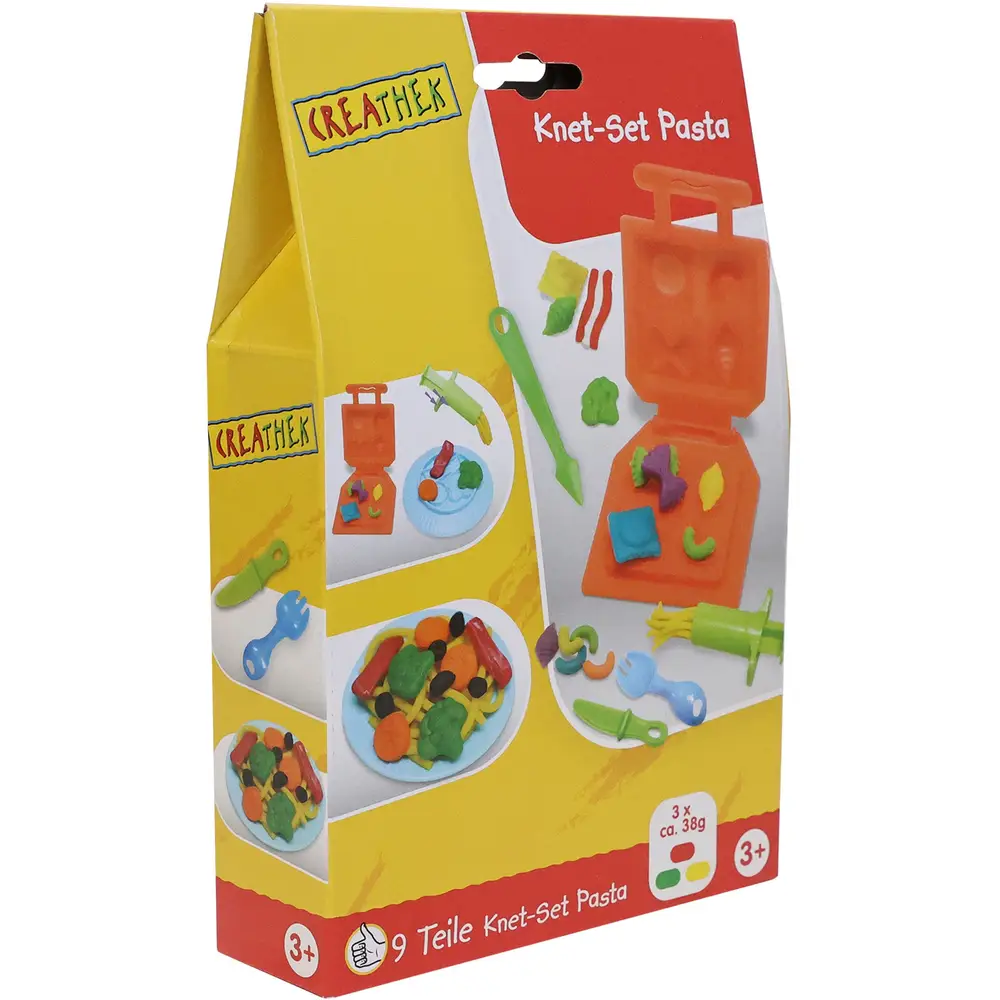 Creathek set de pâte à modeler pâtes 9 pièces pour enfants créatifs