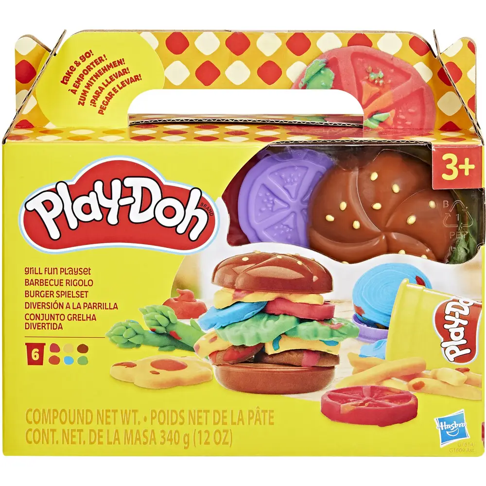 Hasbro pâte à modeler coffret Play-Doh burger à créer dès 3 ans