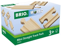 BRIO Lot 4 mini rails double mâle / double femelle - 33393